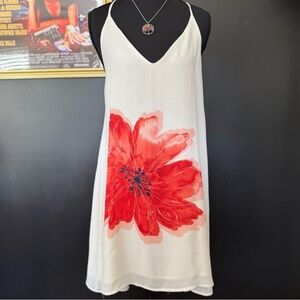 Paprika Hibiscus White Dress🌺